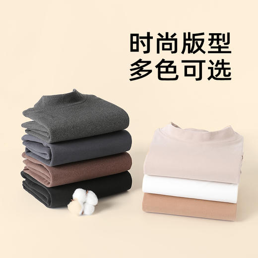 【YW】无忧购秋冬男士内搭保暖双面德绒立领打底衫632（截单后3-5天发货) 商品图3