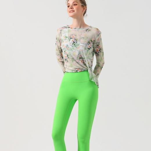 【126元任选2件】跃牌【漫西】系列 新款复古网纱上衣瑜伽服防晒显瘦速干罩衫健身衣长袖运动扎染透气Y250 商品图3