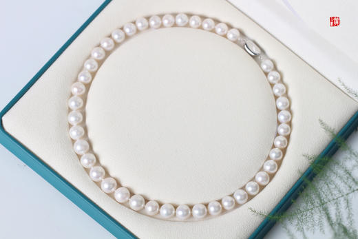 [ 念汐 ] 淡水珍珠项链  珠径：9~11mm 商品图0