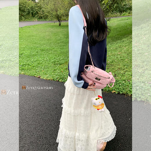 【179元任选2件】最后一波现货！美式学院风拼接圆领宽松卫衣 商品图2