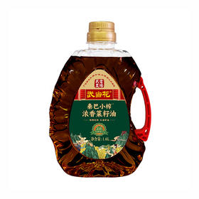  武当花秦巴小榨浓香菜籽油1.6L