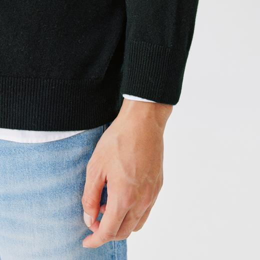 东黎 • 山羊绒男士秋冬V领基础款套头衫 1732 商品图7