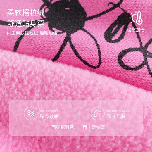【加绒】马克珍妮女童萌趣花朵宽松卫衣儿童2024年秋冬新款241283 商品图4