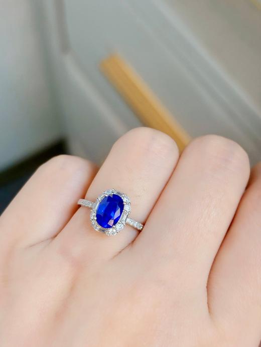 2.1克拉皇家蓝蓝宝石戒指 商品图6