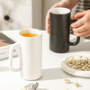 【圆筒直身杯】现代简约纯色马克杯办公室喝水杯子陶瓷茶杯家用礼盒装克莱因蓝 商品缩略图4