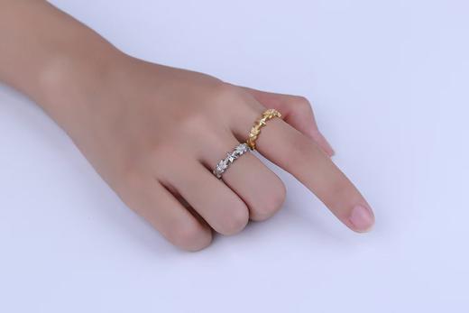 新款《橄榄枝五星戒指》将我的橄榄枝带上你的无名指 商品图8