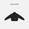 COCO ZONE 设计感菱格百搭棉服气质立领保暖上衣CC2C2051 商品缩略图1