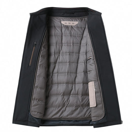 【可拆卸内胆】【新款DLS】大依优型大码翻领白鸭绒羽绒服夹克外套加肥加大肥佬休闲上衣男士胖子 商品图3