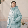 【暖冬内购】两三事 北岛冰川 2024冬季新款休闲拉链装饰多口袋连帽羽绒服女 商品缩略图2