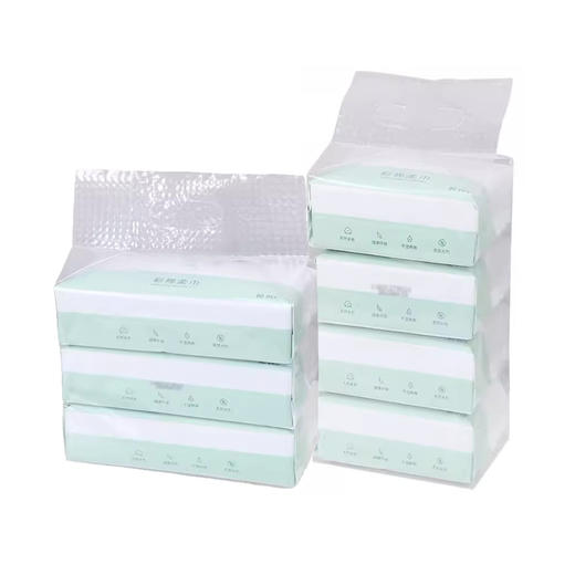 天然彩棉柔巾 3连包/4连包 干湿两用 彩棉洗脸巾 可降解 素道敦煌天然有机彩棉基地 舒适安全健康 不染色不漂白 商品图5