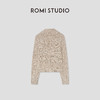 ROMI STUDIO“法式优雅” 亚麻棉混纺令士拨花针织开衫 RW24WSW0801 商品缩略图1