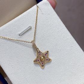 一颗小海星 keshi金珠吊坠