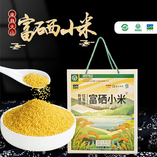 析城山红苗谷富硒小米礼盒  2kg（100g*20） 商品图2