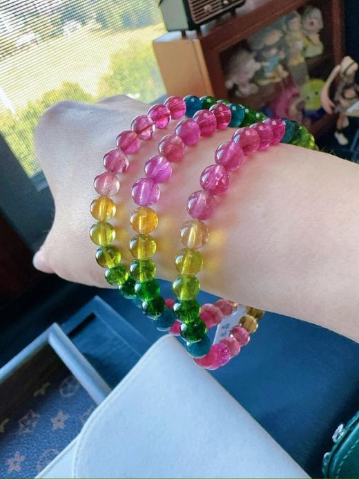 碧玺多圈手链 5.5mm 重27.4克 商品图8