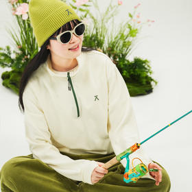 【品牌特惠】ACMEITEM爱棵米 亲子半拉链立领卫衣冲锋衣内胆保暖打底户外长袖GAE3340040H