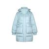 【暖冬内购】两三事 北岛冰川 2024冬季新款休闲拉链装饰多口袋连帽羽绒服女 商品缩略图4