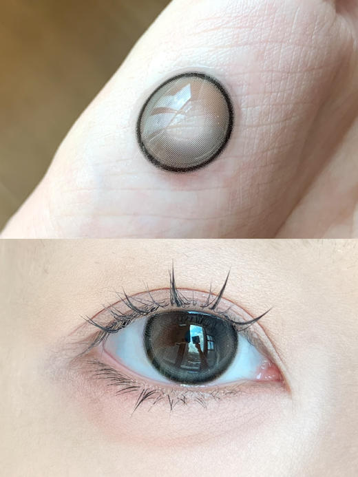 Toffee one day旗下 | 泥泥黑灰&肉肉蜜棕&祈愿少女  | 14.5mm白狮参考着色大直径 日抛  一盒十片装 商品图9