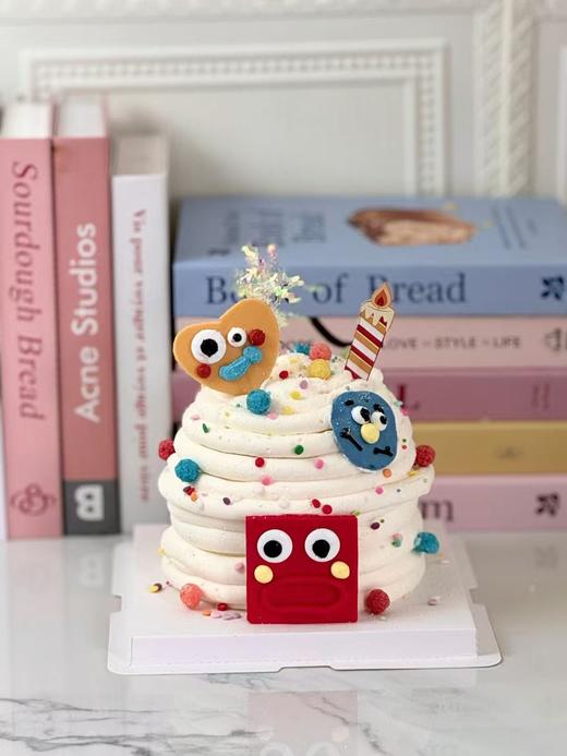 呆头呆脑 生日蛋糕（百分百进口动物奶油） 商品图0