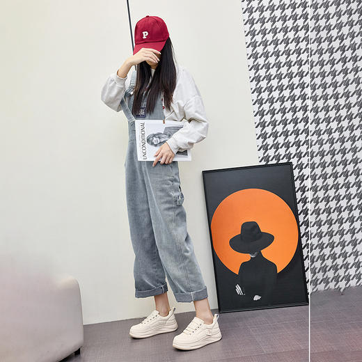 经典鲨2024年秋季款百搭圆头系带平底舒适通勤休闲小白鞋女KW160-D37251 商品图1