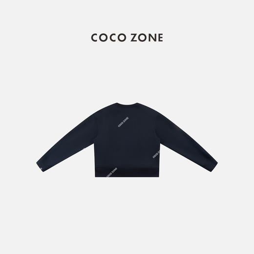 COCO ZONE 100棉设计感圆领卫衣长袖套头上衣CC1C2305 商品图1