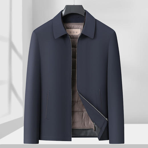 【可拆卸内胆】【新款DLS】大依优型大码翻领白鸭绒羽绒服夹克外套加肥加大肥佬休闲上衣男士胖子 商品图6