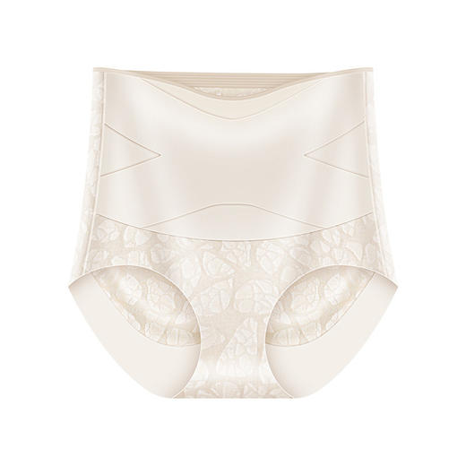 【X黑绷带，三重滋养玻色因润肤裤】弹力不卷边隐形提拉穿出蜜桃臀，高腰收腹穿出小蛮腰，桑蚕丝抗jun裆无痕大码透气三角短裤头女QQ 商品图5