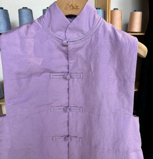 【抖音专属】棉马甲（23802759暮山紫） 商品图0