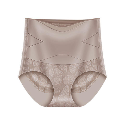 【X黑绷带，三重滋养玻色因润肤裤】弹力不卷边隐形提拉穿出蜜桃臀，高腰收腹穿出小蛮腰，桑蚕丝抗jun裆无痕大码透气三角短裤头女QQ 商品图6