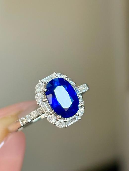 2.1克拉皇家蓝蓝宝石戒指 商品图5
