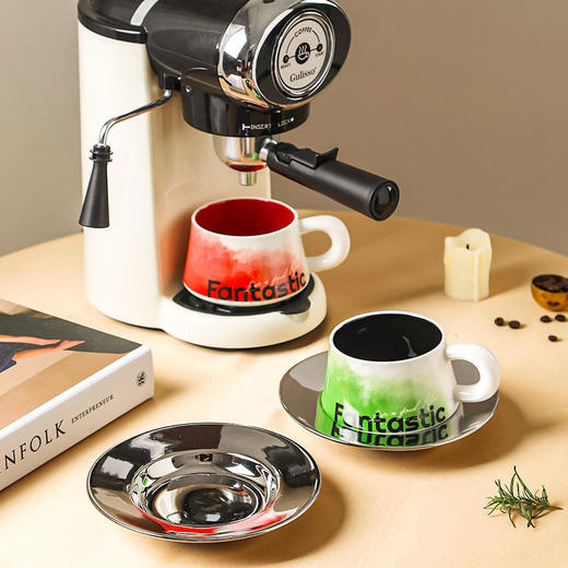 【范特西咖啡杯碟】轻奢水杯新人闺蜜高级实用结婚订婚情侣对杯咖啡杯子礼盒 商品图3