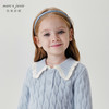 【抗起球】马克珍妮女童北极绒花边领针织衫毛衣春秋款上衣241069 商品缩略图2