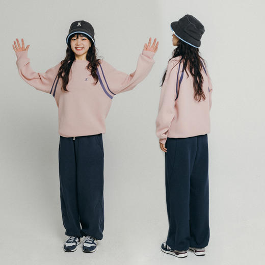 【品牌直发-粉色成人款特价199】ACMEITEM爱棵米户外亲子针织长裤柔软亲肤可调节脚口运动裤子男女GAF3020907G/GAF3020904G 商品图2