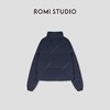 ROMI STUDIO“棕标甄选”白鹅绒宽松可调节立领短款羽绒服 441Y8020 商品缩略图1