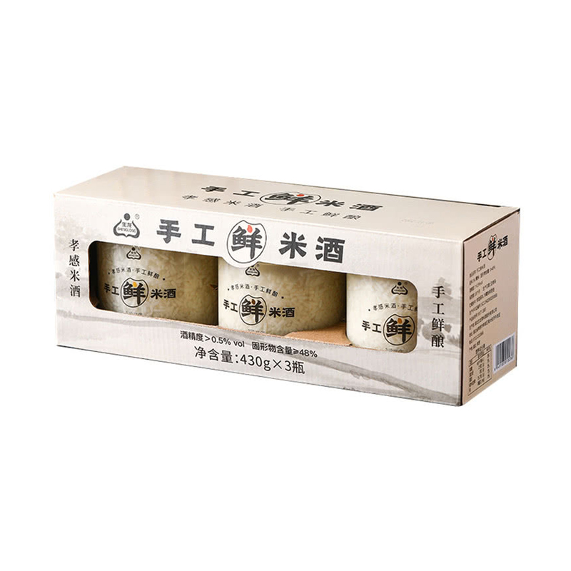 聚便利 x 山姆 生龙 手工鲜米酒 尝鲜分装 430g/瓶