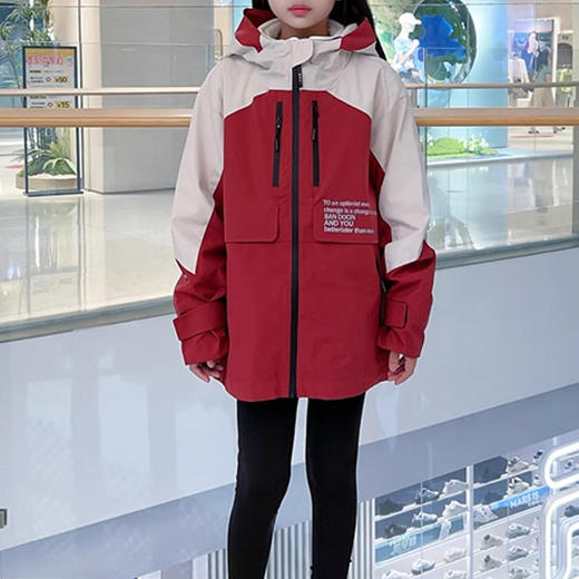 裁缝学苑TQ124女童冲锋衣外套纸样儿童三合一可拆卸加厚抓绒新款打板图纸 商品图1