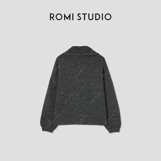 ROMI STUDIO“温暖如初” 绵羊毛羊驼毛桑蚕丝混纺开衫 RW24AS90709 商品图1