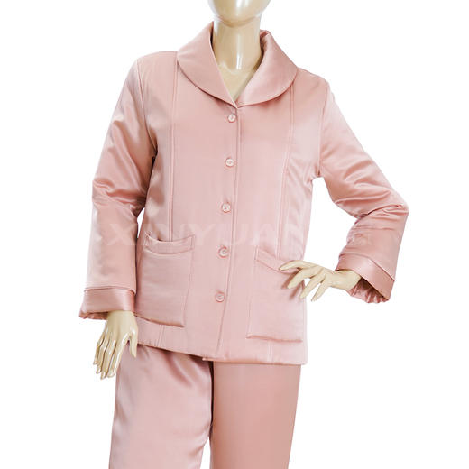 鑫缘高档真丝女式棉睡衣套 HD9066 商品图0