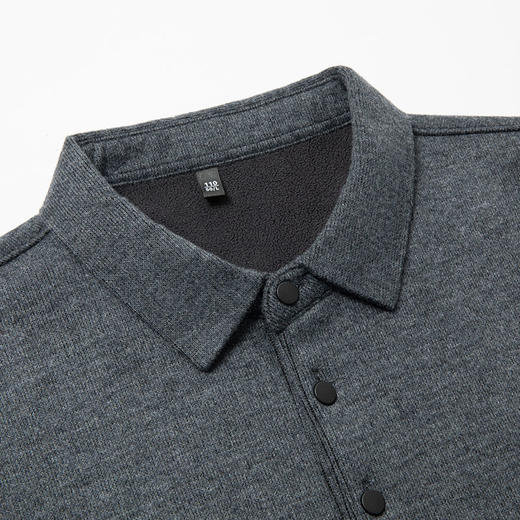 【加绒】【新款DPS】大依优型大码长袖Polo衫翻领男装加肥加大体恤大号上衣胖子 商品图4