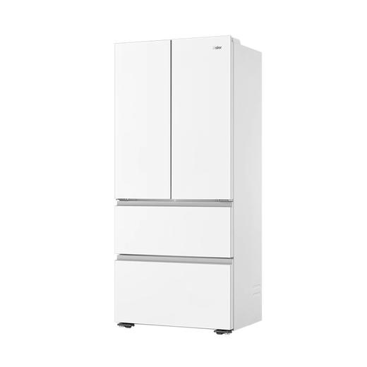 海尔冰箱483升白色零嵌入式超薄60cm以下法式多门一级能效双变频风冷无霜超大容量底部散热家用家电 483L+EPP超净系统+594mm超薄BCD-483WGHFDB9W1U1 商品图0