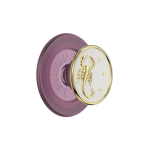 【古城密语】沙丘蝎·MagSafe圆啪嗒 MAGSAFE磁吸手机支架 Round圆啪嗒系列 白色 动物 商品图0