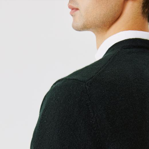 东黎 • 山羊绒男士秋冬V领基础款套头衫 1732 商品图8