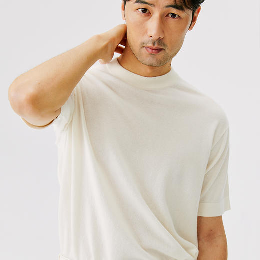 东黎 • 小山羊绒男士秋冬圆领半袖 21H20 商品图8