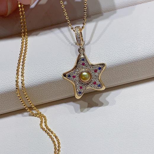 一颗小海星 keshi金珠吊坠 商品图4