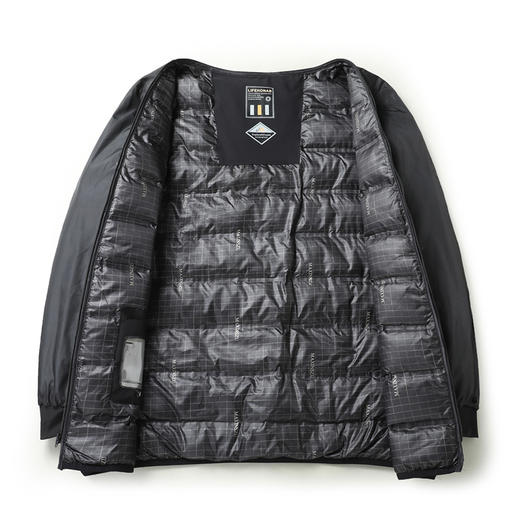 【可拆卸内胆】【新款DX】大依优型大码羽绒服可拆卸内胆可拆卸帽连帽外套加肥加大上衣男士外套胖子 商品图9