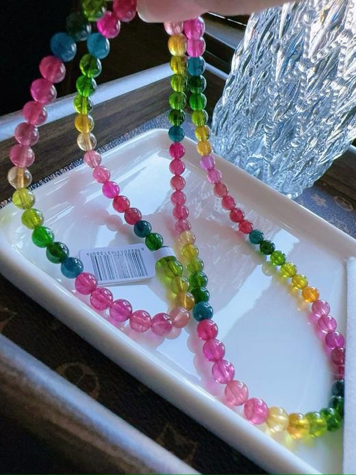 碧玺多圈手链 5.5mm 重27.4克 商品图6