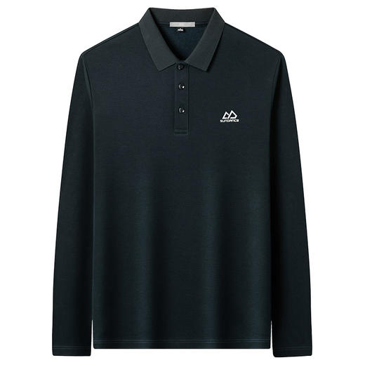 【含桑蚕丝】圣得西男士柔软亲肤针织衫2025秋季新款时尚百搭POLO衫 商品图4