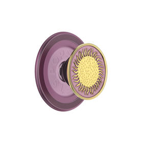 【古城密语】燃烧太阳之心·MagSafe圆啪嗒 MAGSAFE磁吸手机支架 Round圆啪嗒系列 紫色 日月星 纹理