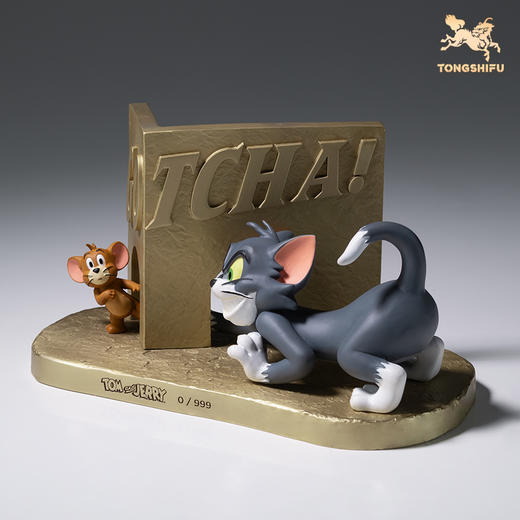 铜师傅 正版授权《猫和老鼠》G款 限量手办 桌面铜摆件家居工艺品 商品图3