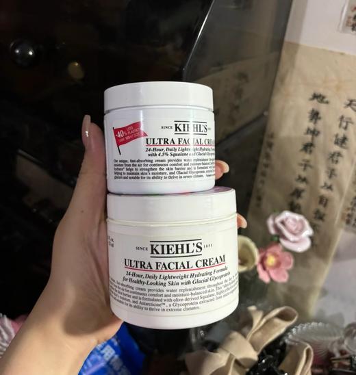 Kiehls/科颜氏高保湿面霜50ml/125ml 替换装 补水保湿滋润 清爽不油腻乳液 商品图3