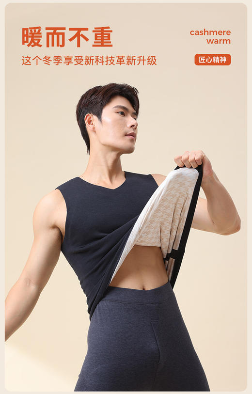 【特价】男女士三层加厚羊毛贴片保暖背心608/606 商品图3
